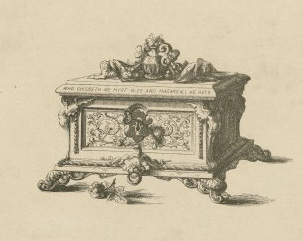 bronze casket